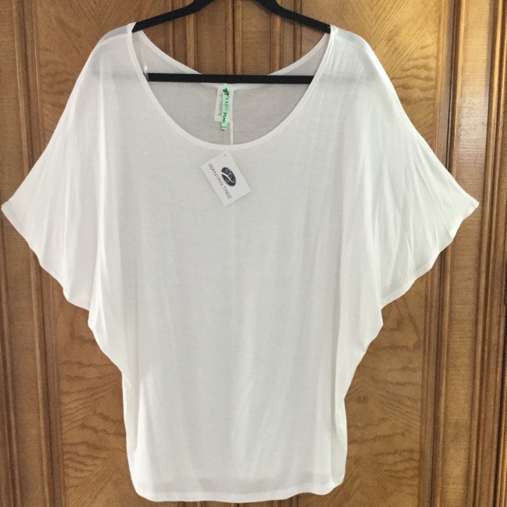 Flutter sleeve top from Banyan Tree